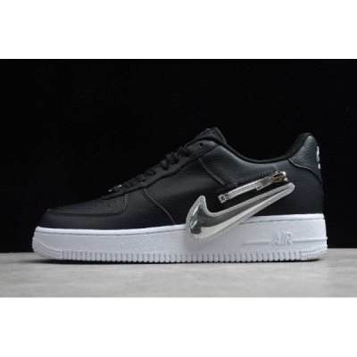 Nike Air Force 1 Low Zip Swoosh Siyah Kaykay Ayakkabı Türkiye - 1S2C2F8P